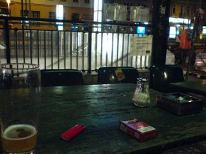still life… beer, smoking, sugar, ashtray