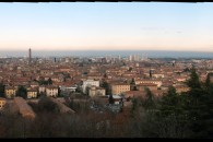 Panorama of Bologna from San Michele in Bosco