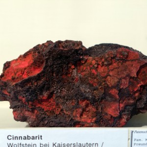 Museum für Naturkunde — 22: Cinnabarit, Wolfsrein bei Kaiserslautern