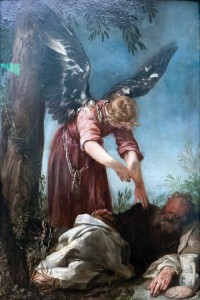 Gemäldegalerie – 33: Juan Antonio Escalante – Ein Engel weckt den Propheten Elias in der Wüste