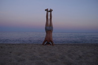 Dasniya Headstand Sardinia