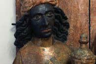 Muzeum Archidiecezjalne w Krakowie — 12: Adoration of the Magi, Kraków, 3rd quarter 15th century (detail)