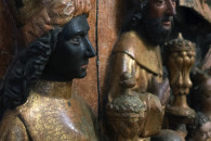 Muzeum Archidiecezjalne w Krakowie — 13: Adoration of the Magi, Kraków, 3rd quarter 15th century (detail)