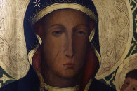 Muzeum Archidiecezjalne w Krakowie — 15: Matka Boska Częstochowa (Black Madonna of Częstochowa), Malopolska Region, 1623 (detail)