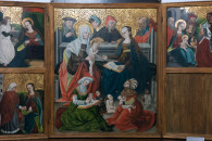 Muzeum Archidiecezjalne w Krakowie — 3: Family of the Virgin Mary, triptych, Kraków, ~1530-1540