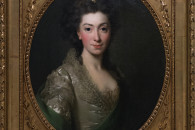 Muzeum Narodowego w Krakowie “Europeum” — 1: Alexander Roslin: Portrait of Izabeli z Flemingów Czartoryskiey (1746-1835), 1774