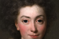 Muzeum Narodowego w Krakowie “Europeum” — 2: Alexander Roslin: Portrait of Izabeli z Flemingów Czartoryskiey (1746-1835), 1774 (detail)