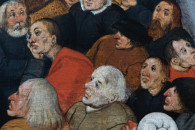 Muzeum Narodowego w Krakowie “Europeum” — 23: Pieter Brueghel the Younger: The Sermon of St. John the Baptist, 1601-1604 (detail)