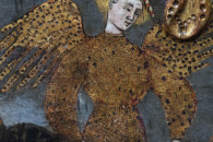 Muzeum Narodowego w Krakowie “Europeum” — 6: Mistrz Władzsława y Durazzo: A mythological Scene with Hermes, late-14th century (detail)
