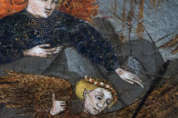 Muzeum Narodowego w Krakowie “Europeum” — 7: Mistrz Władzsława y Durazzo: A mythological Scene with Hermes, late-14th century (detail)