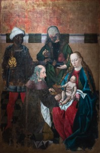 Národní galerie v Praze – Klášter sv. Anežky České — 76: Adoration of the Magi, Central (?) Bohemia, ~1500