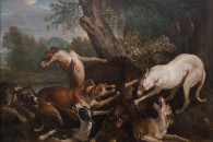 Szépművészeti Múzeum — 22: Jean-Baptiste Oudry, 1686-1755: Boar Hunt