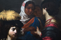 Szépművészeti Múzeum — 35: Nicolas Regnier: The Card Players, ~1620 (detail)