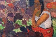 Szépművészeti Múzeum — 49: Paul Gauguin: The Black Pigs, 1891 (detail)