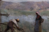 Szépművészeti Múzeum — 51: Camille Corot: Souvenir of Coubron, 1872 (detail)