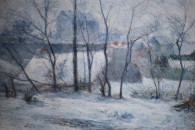 Szépművészeti Múzeum — 52: Paul Gauguin: Garden under Snow, 1879