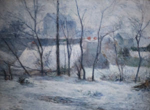 Szépművészeti Múzeum — 52: Paul Gauguin: Garden under Snow, 1879
