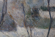 Szépművészeti Múzeum — 53: Paul Gauguin: Garden under Snow, 1879 (detail)