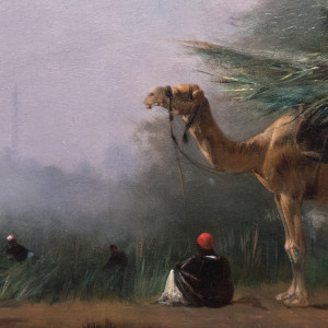 Szépművészeti Múzeum — 60: Eugène Fromentin: Camping Arabs, 1871 (detail)