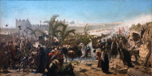 Alte Nationalgalerie — 9: Einzug des Kronprinzen Friedrich Wilhelm von Preußen in Jerusalem, 1869