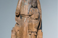 Museum Kunstpalast Düsseldorf — 42: Thronende Madonna, Rheinland, Anfang 13. Jh.