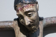 Museum Kunstpalast Düsseldorf — 49: Kruzifixus, Bodenseegebiet, ~1100 (detail)