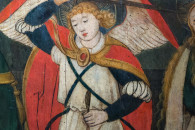 Museum Kunstpalast Düsseldorf — 59: Flügelaltar, Oberrhein, vollendet 1516 (detail rear side center panel painting)