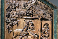 Museum Kunstpalast Düsseldorf — 62: Flügelaltar, Oberrhein, vollendet 1516 (left wing top panel)