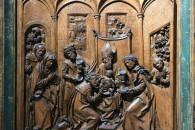 Museum Kunstpalast Düsseldorf — 63: Flügelaltar, Oberrhein, vollendet 1516 (left wing bottom panel)