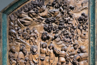 Museum Kunstpalast Düsseldorf — 64: Flügelaltar, Oberrhein, vollendet 1516 (right wing top panel)