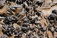 Museum Kunstpalast Düsseldorf — 66: Flügelaltar, Oberrhein, vollendet 1516 (detail right wing top panel)