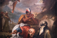 Museum Kunstpalast Düsseldorf — 81: Lodovico Mazzanti, Der Tod des hl. Franz Xaver, 1730/40