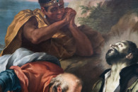 Museum Kunstpalast Düsseldorf — 82: Lodovico Mazzanti, Der Tod des hl. Franz Xaver, 1730/40 (detail)