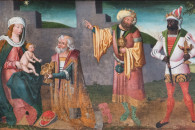 Bode-Museum — 6: Flügelretabel mit der der Muttergottes und Heiligen, Obersachsen/Thüringen, um 1510/20 (detail)
