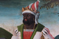 Bode-Museum — 8: Flügelretabel mit der der Muttergottes und Heiligen, Obersachsen/Thüringen, um 1510/20 (detail)
