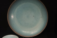 Östasiatiskamuseet — 2: Dish, stoneware, jun ware, Song Dynasty, 960 – 1279