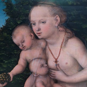 Koninklijke Musea voor Schone Kunsten van België: Musée Oldmasters Museum — 27: Caritas, Lucas Cranach de Jonge, 1515-1586 (detail)