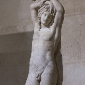 Louvre: Narcisse, dit Hermaphrodite Mazarin ou le Génie du repos éternel. IIIe siècle après J.-C. — 2