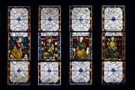 Musée de Cluny — 15: Quatre Apotres: Saint Jean, Saint Jacques, Saint Paul, Saint Pierre. Prov. Chapelle du château de Rouen. Avant 1270