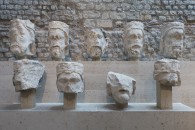 Musée de Cluny — 19: Têtes de rois. Paris Notre-Dame, galerie des rois, vers 1220