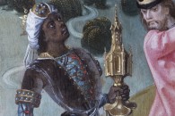 Musée de Cluny — 30: Nativité: Adoration des mages. Kalkar (Rhin inférieur), vers 1483 (detail)