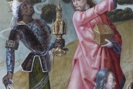 Musée de Cluny — 31: Nativité: Adoration des mages. Kalkar (Rhin inférieur), vers 1483 (detail)