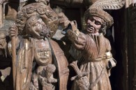 Musée de Cluny — 4: Retable, Scènes l’Enfance et de la Passion du Christ. Pays-Bas et Champagne (?), début XVIe siècle (detail)