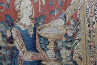 Musée de Cluny: La Dame à la licorne. Paris, ca. 1500 (detail) — 9
