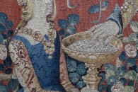 Musée de Cluny: La Dame à la licorne. Paris, ca. 1500 (detail) — 10