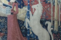Musée de Cluny: La Dame à la licorne. Paris, ca. 1500 (detail) — 12