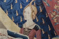 Musée de Cluny: La Dame à la licorne. Paris, ca. 1500 (detail) — 15