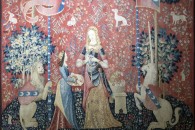 Musée de Cluny: La Dame à la licorne 3: L'Odorat. Paris, ca. 1500