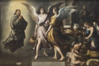 Musée du Louvre — 186: Bartolomé Esteban Murillo: La Cuisine des anges. Séville, 1618 - Séville, 1682. 1646