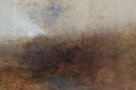 Musée du Louvre — 189: Joseph Mallord William Turner: Paysage avec une rivière et une baie dans le lointain. Londres, 1775 - Chelsea, Londres 1851 (detail)